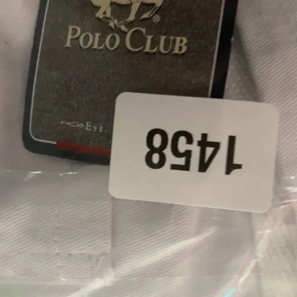 Beverly Hills Polo Club Bright White Cotton Belted Cargo Shorts Size 12 NWT - Picture 10 of 11